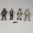 Kenner Star Wars Power of the Force 2 Chewbacca Han Solo Action Figures 1995