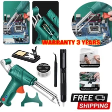 Handheld welding kit. Built-in heated industrial (tin)welding tool