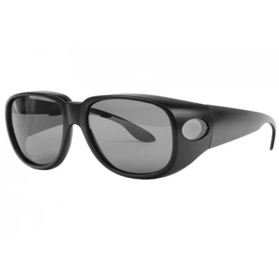 Surlunettes de soleil polarisantes Noir Mat Confort Fysha-Taille unique - Photo 1/2