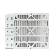 24x24x4 MERV 13 Pleated Air Filters by Glasfloss. Case of 6