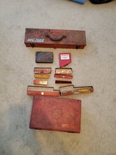 Mac Tools 10 Snap On 2 Vintage Metal Tool Box Socket Holders Etc For Parts