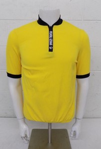 Pearl-Izumi-Ultra-Senson-Yellow-1-2-Zip-Cycling-Bike-Jersey-Men-039-s-Medium-GREAT