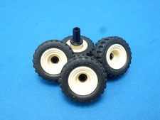 4x koła oś 41x18x2 do samochodu pojazdów rozszerzenie Playmobil 042