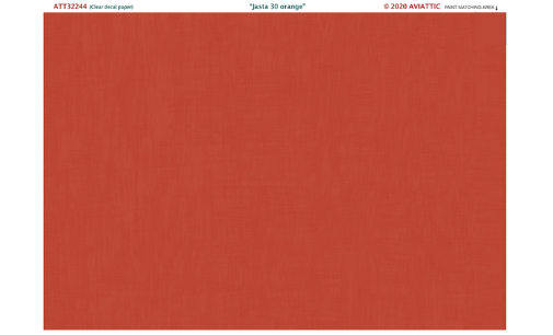 Aviattic ATT32244 1/32 Clear decal Jasta 30 orange paint on linen Aviattic ATT32244 1/32 Clear decal Jasta 30 orange paint on linen