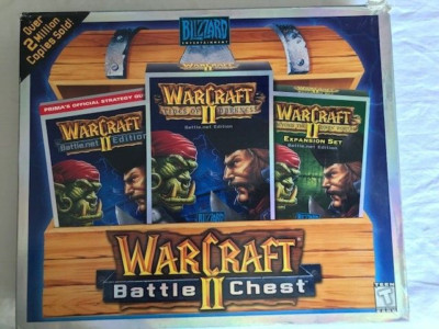 WarCraft II Battle Chest (Windows PC/Mac)Strategy Guide CIB-Big Box Edition READ