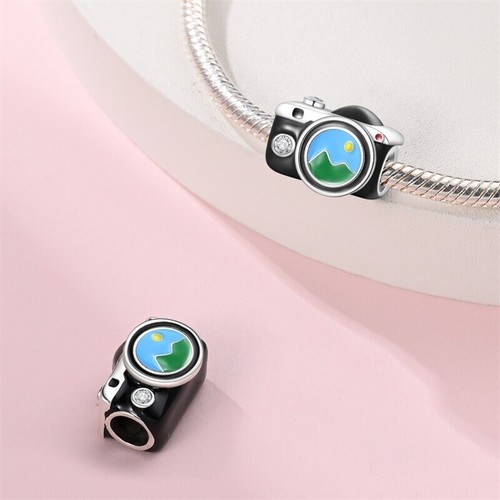 KUNSIR 925 Sterling Silver Beads Charm Food Charm Pendant For Bracelet DIY Charm - Picture 104 of 126