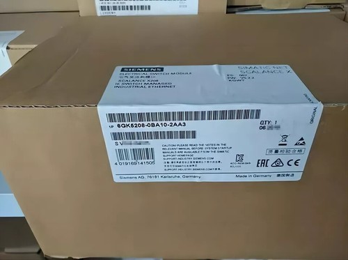 1 pcs NEW sealed SIEMENS 6GK5208-0BA10-2AA3 X208 Managed IE Switch Module - Picture 1 of 3