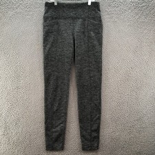 Athleta Pants Womens Medium Grey Tights Ultimate Stash Pockets Stretch Yoga
