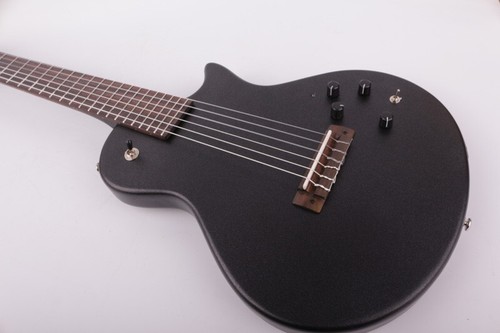 chitarra elettrica classica corda silenziosa nylon portatile da viaggio costruita in effetto - Foto 3 di 8