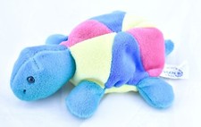 Dan Dee Collectors Choice Bean Bag Friends Turtle Colorful 7.5 Inch Plush