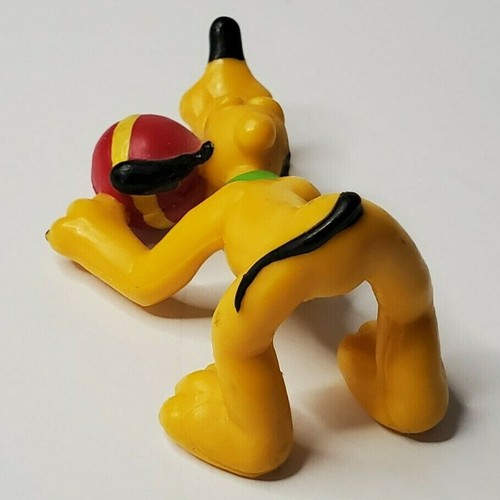 Pluto with Ball Cake Topper Disney PVC 203 Action Figure Early 2000s - Picture 5 of 7