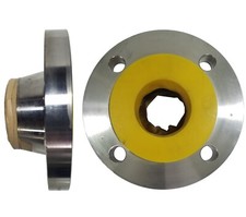 Lot 2x Elin A/SA182 F304L/304 150 B16.5 S-40 3 I9B9 3" Vacuum Chamber Flange #1