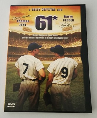 61* (DVD, 2001) Baseball Movie Thomas Jane Barry Pepper