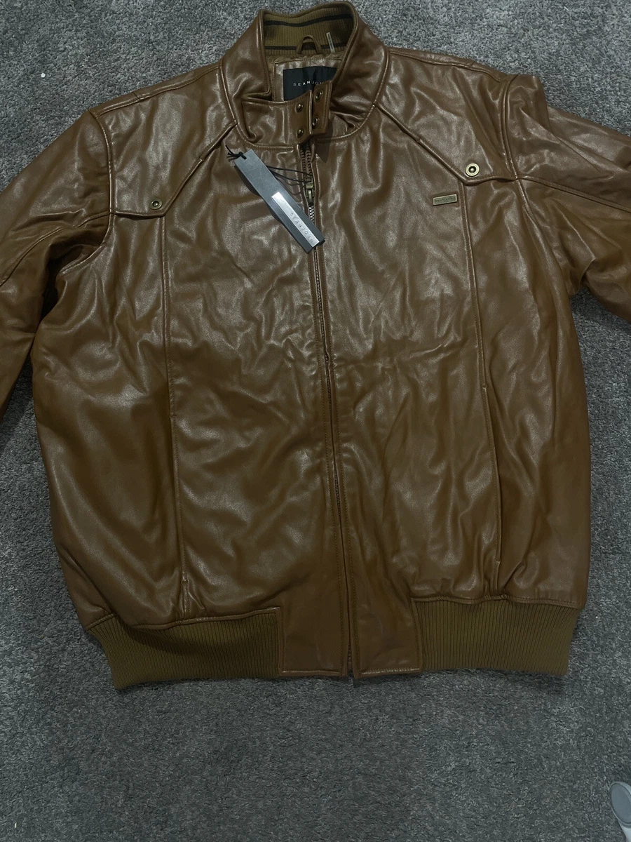sean john leather jacket eBay