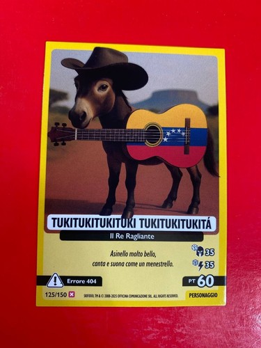 Skifidol Italian Brainrot - Trading Card Game - Mancolista Carte 1/150 - Scegli - Afbeelding 126 van 151