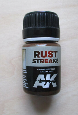 Rust Streaks Enamel Paint 35ml Bottle AK Interactive AK13