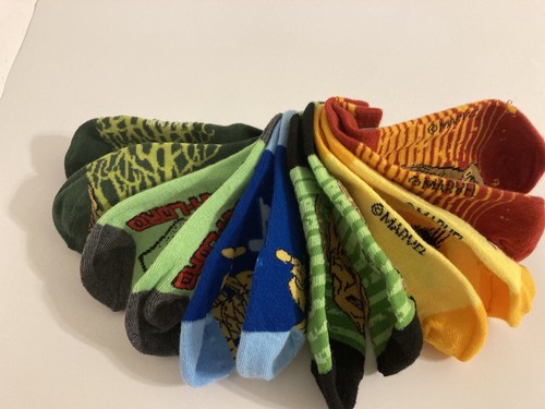 🚨MARVEL,“Guardians Of The Galaxy” Boys Ankle Socks,6 Pair, Shoe Size3-9 🆕🧦🧦 - Picture 19 of 20