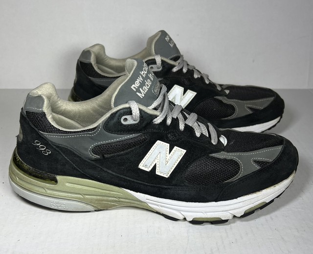 Size 11 - New Balance 993 Black White 