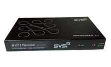 SVSi N1211 Networked AV Decoder Security Surveillance Monitoring Audio Visual