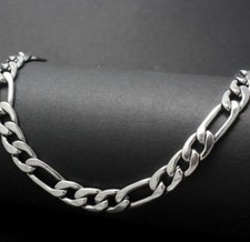 Lot 1 meter 9MM Figaro Link Chain Stainless Steel Jewelry Findings Chain DIY Men