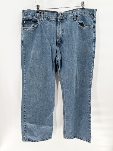 Loose Fit Cropped Jeans Mens Size 