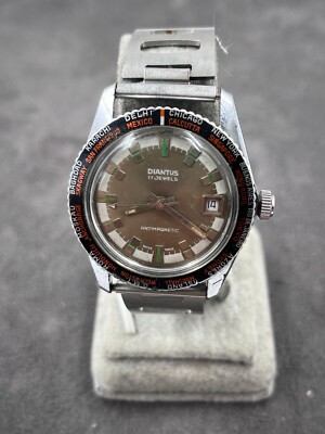 Diantus Vintage GMT waterproof watch