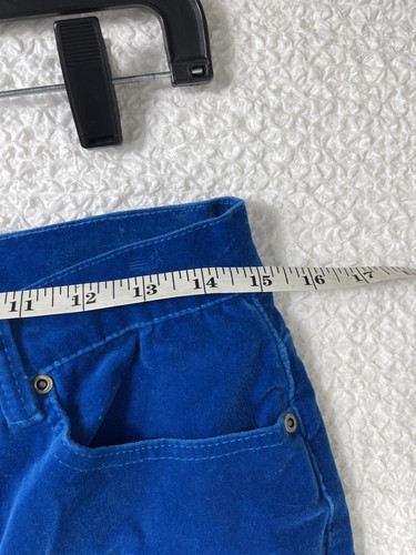 NWOT DG2 by Diane Gilman Electric Royal Blue Size 10 Velvet Boot Cut Jean - Bild 5 von 8