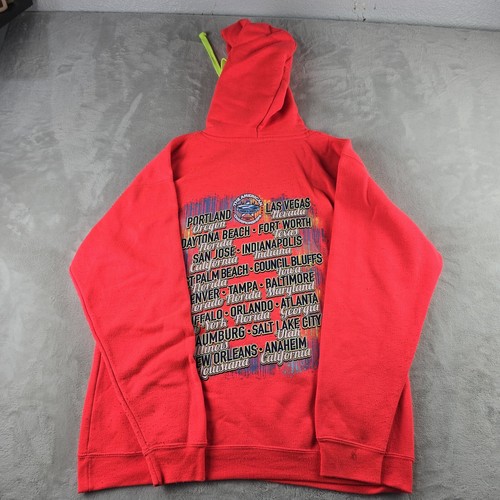 ASO Cheer All Star Outfitters Hot Pink Tie Dye 1994 Girls Large Pullover - Picture 2 of 10