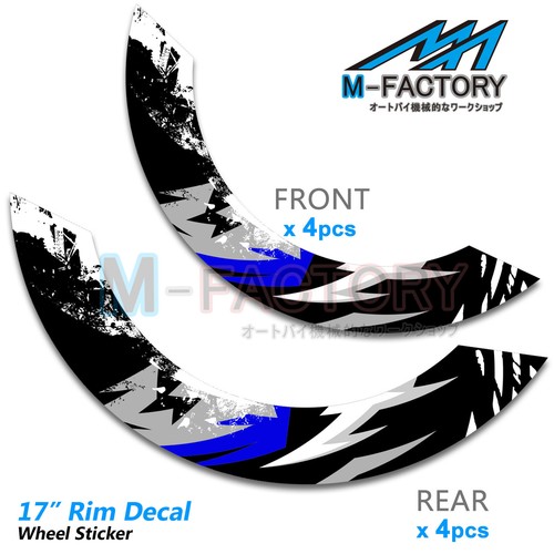 Calcomanía de vinilo cintas adhesivas de llanta S03 de 17"" para Buell X1 Lightning XB9R - Imagen 2 de 13