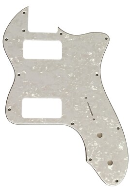 Pickguard For Fender 72 Telecaster Thinline TV Jones Guitar-4-Ply-WHITE PEARL
