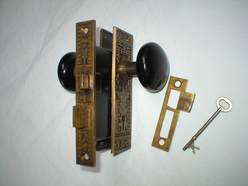 Antique Victorian Era Door Hardware