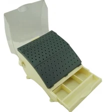 142 Holes Dental Disinfection Case with Pull out Drawer Sterilizer Block Holder