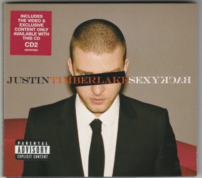 美品 4枚セット Justin Timberlake SexyBack CD: JUSTIN TIMBERLAKE SexyBack Part 2 NM PA Version digipak w/hype