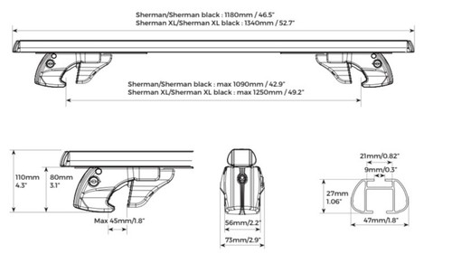Barres de toit Aluminium pour Opel Antara de 2006 à 2018 - avec Barres Longitudi - Imagen 4 de 5