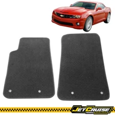 Fits 10-15 Chevy Camaro OE Fitment Car Floor Mats Black Nylon Carpets Liner
