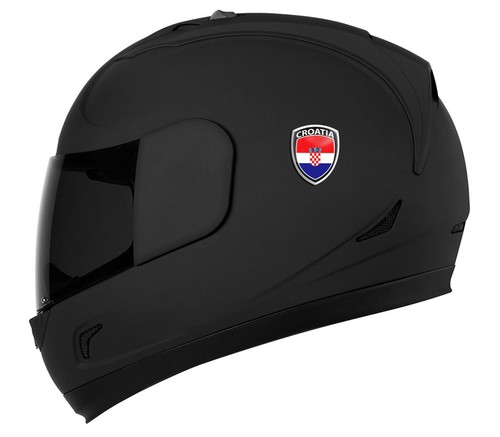 2 adesivi auto moto bicicletta casco laptop Croazia bandiera croatia bandiera - Foto 5 di 9