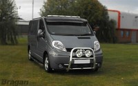 DachträGer + LED FüR Renault Trafic 2002-2014 Edelstahl Spot Lampe Light BAR