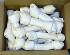 HDP Premium Dog dental chew Natural Rawhide Bones 8-9"