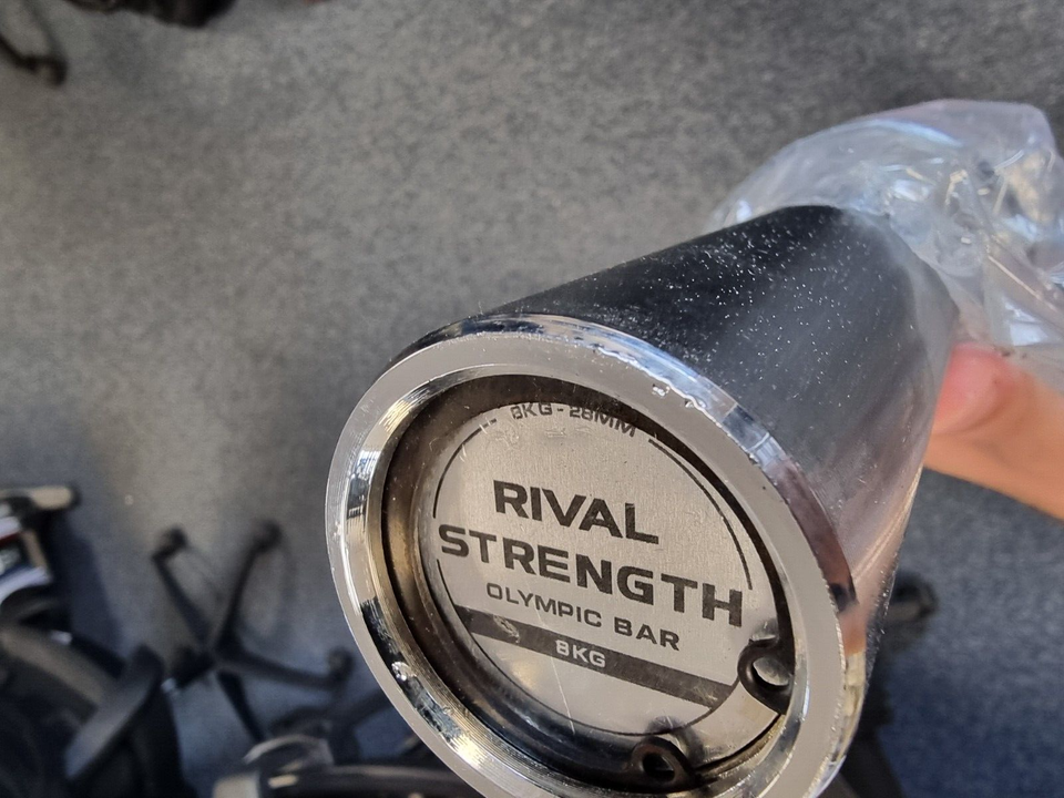 CLEARANCE 8KG Rival Chrome 4ft Olympic Barbell Bushings eBay