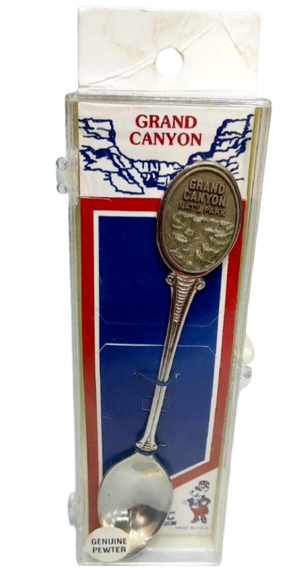 Vintage Souvenir Cameo TeaSpoon Collectible Grand Canyon National Park