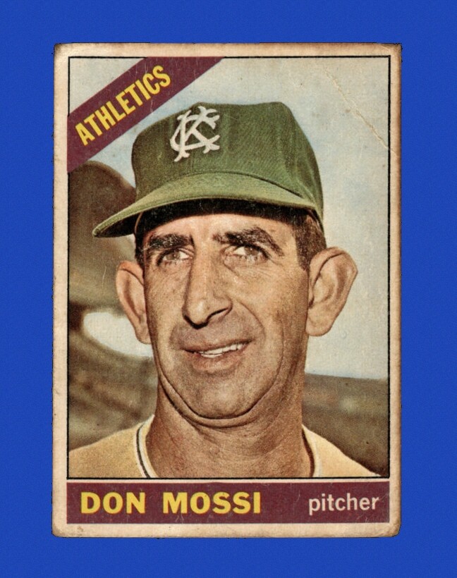 1966 Topps Venezuelan Set-Break # 74 Don Mossi LOW GRADE (filler) *GMCARDS*