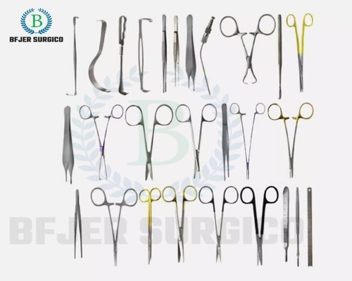 Breast Surgery Instruments Kit Of 27pcs Plastic Surgery German Stainless - Picture 2 of 4