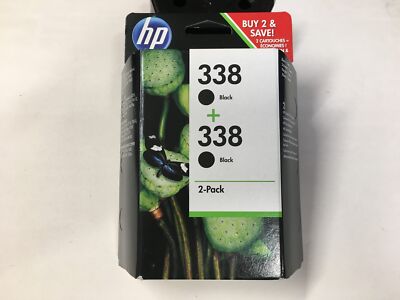 original HP Multipack 338 Black - Schwarz CB331EE ( 01/2021 ) OVP Rechnung