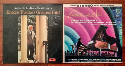 2 Vinyl LPs Arthur Fielder Encore Hits 24-5005 Leonard Pennario ...