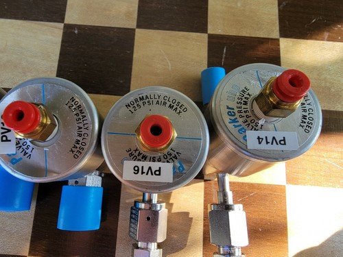 Parker UHP Normally Closed Pressure Valve 150 PSI Set Of 4 - Picture 3 of 7