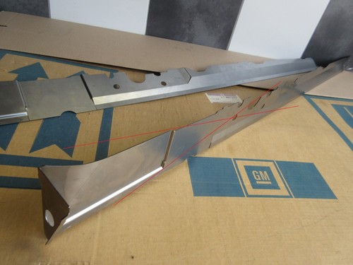 Kadett C GTE 1000er Rallye Schweller Innenschweller links Blechteile