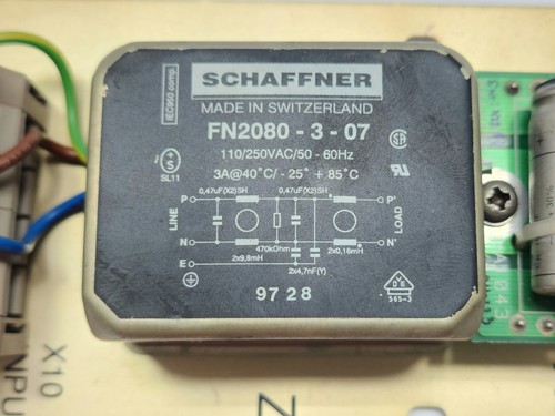 Norcontrol NA1043A/A Schaffner Potencia Line Filtro PCB Módulo FN2080-3-07 - Picture 5 of 11