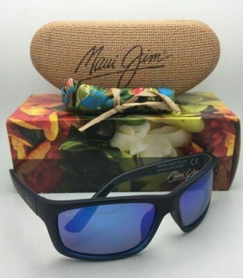 Polarized MAUI JIM Sunglasses KANAIO COAST MJ 766-08C Black & Blue