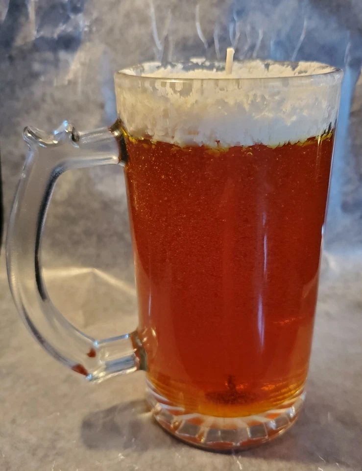 Beer Candle Citronella Fragrance Handmade to Order by Jordan! - Image 2 of 3