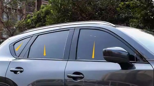 For Mazda CX-5 2017-2024 Black Steel Lower Window Sill Molding Strip Trim 6PCS - Picture 8 of 9